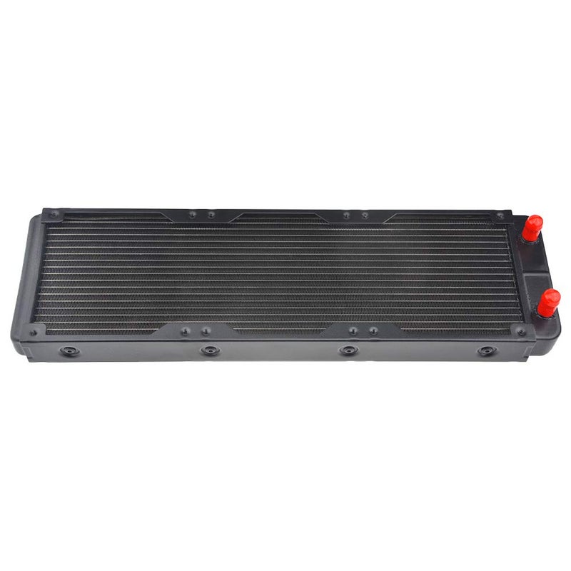 BXQINLENX 18 Pipe Aluminum Heat Exchanger Radiator for PC CPU CO2 Laser Water Cool System Computer 360mm(A) - Image 3
